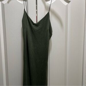 Windsor Strapless Dark Green Dress